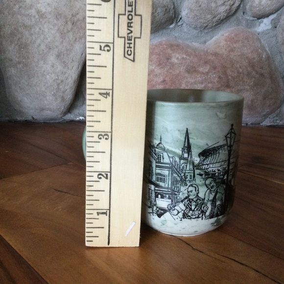 Beautiful Marbled Clay New Orleans Coffee Cup - Picture 3 of 5